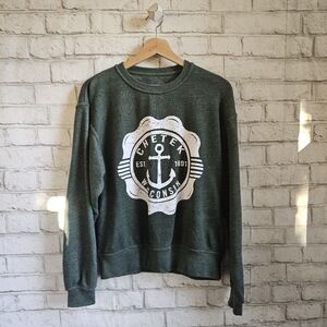 Chetek Wisconsin Classic Green Sweatshirt, S